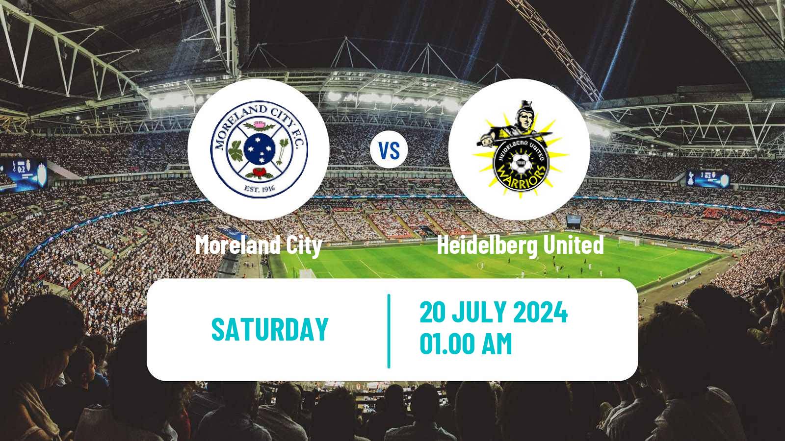 Soccer Australian NPL Victoria Moreland City - Heidelberg United