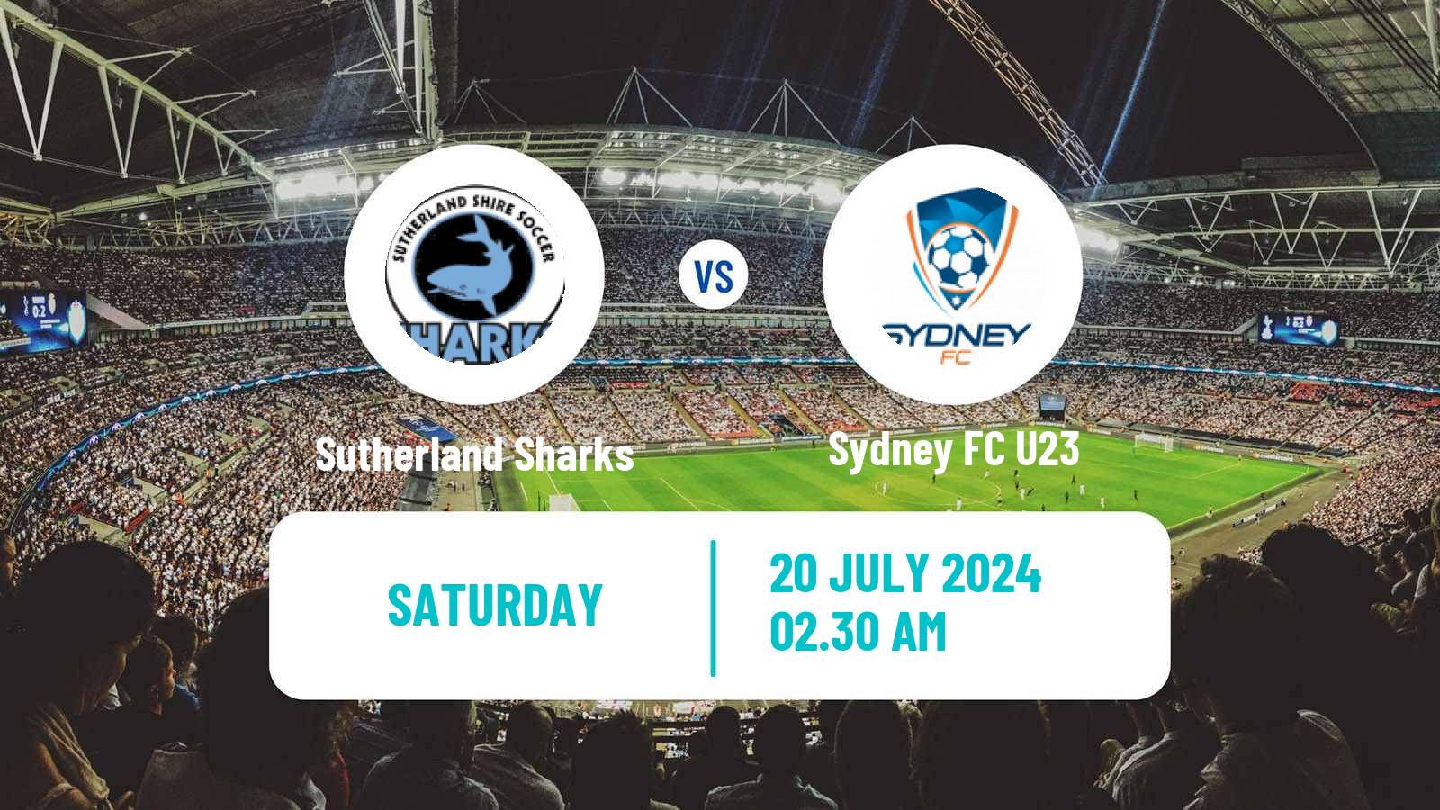 Soccer Australian NPL NSW Sutherland Sharks - Sydney FC U23