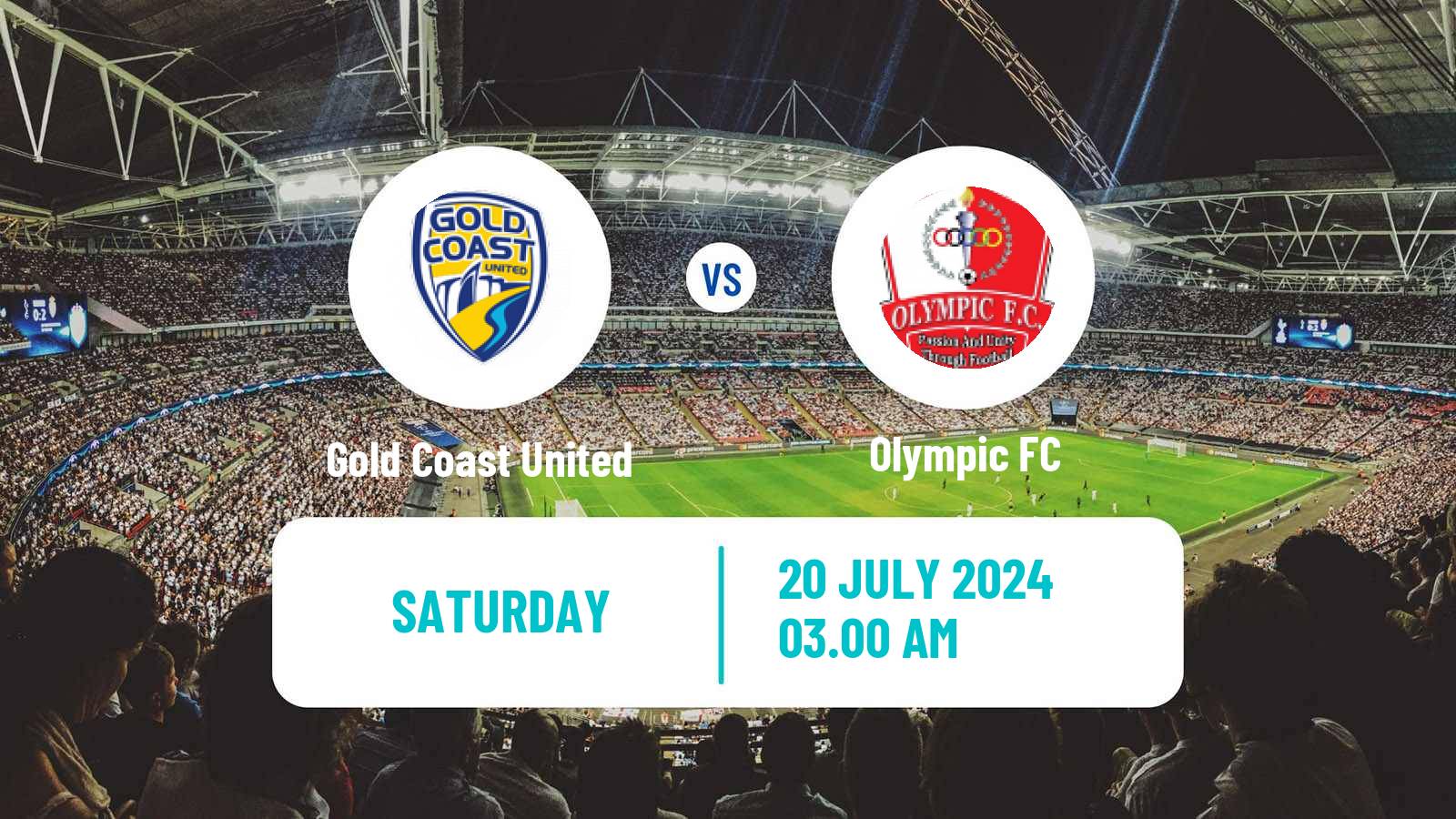 Soccer Australian NPL Queensland Gold Coast United - Olympic FC