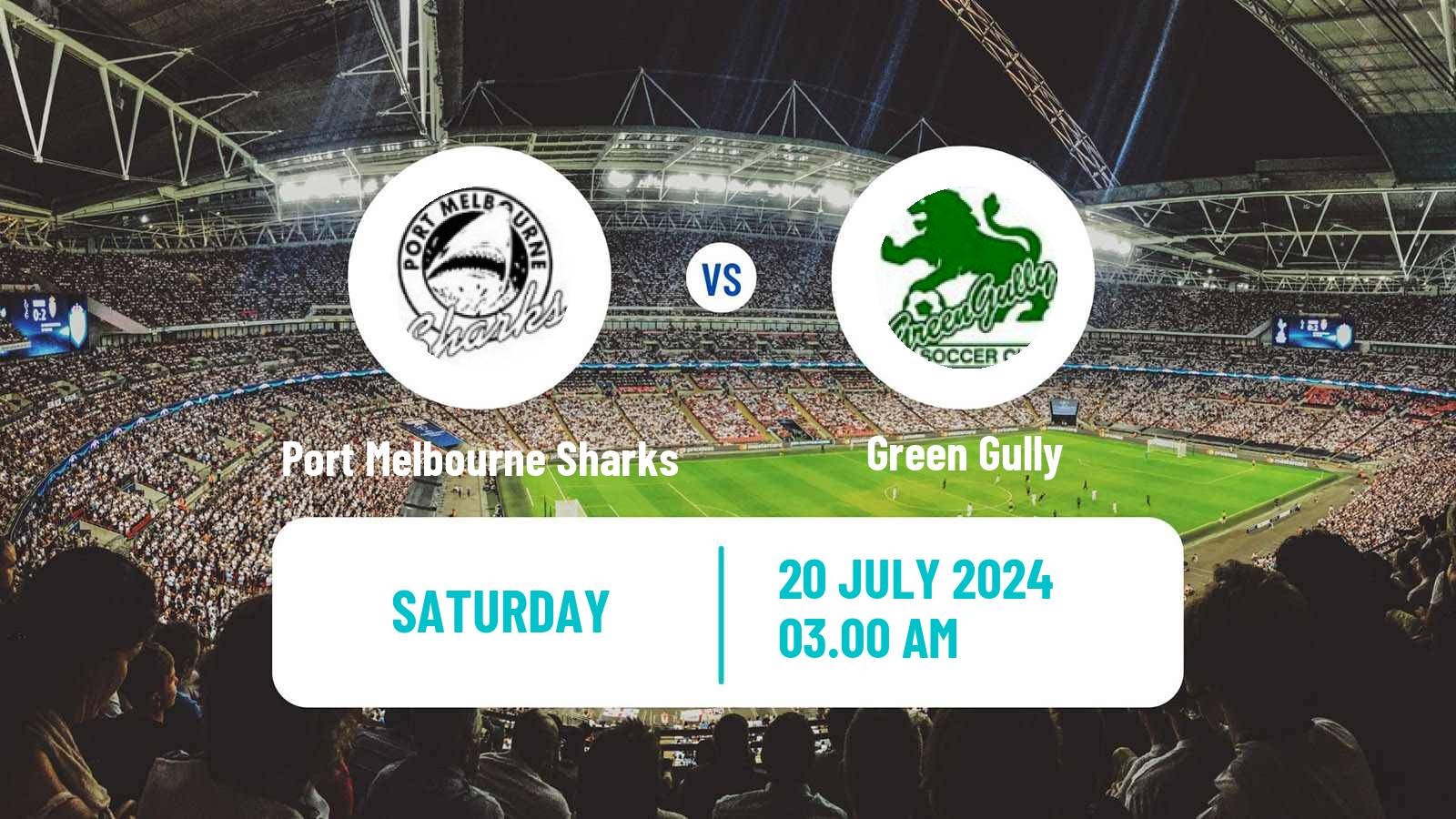 Soccer Australian NPL Victoria Port Melbourne Sharks - Green Gully