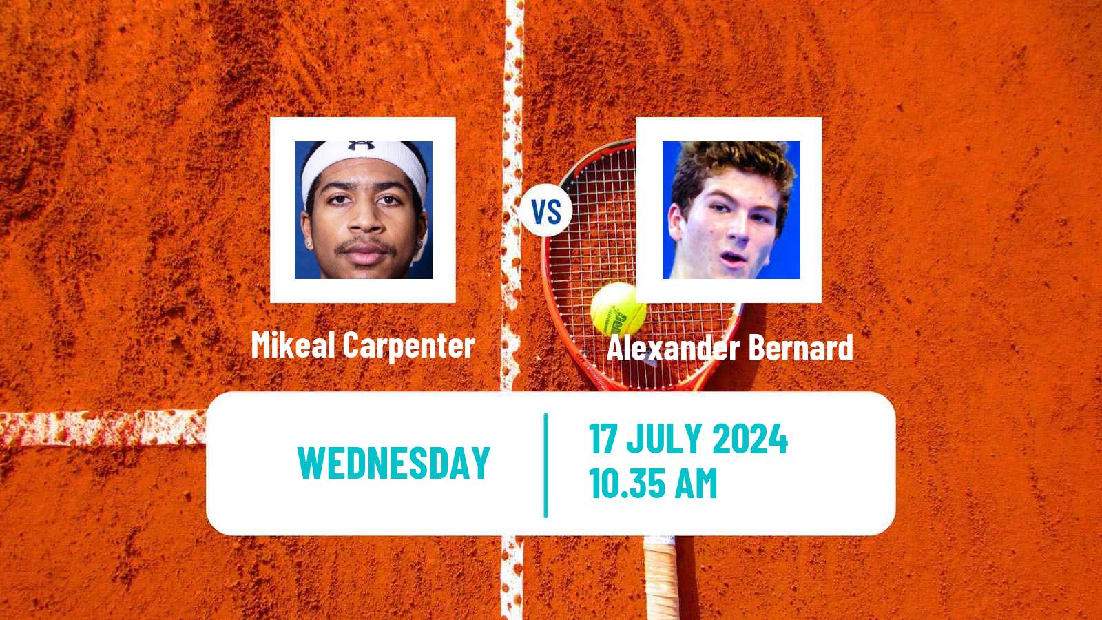 Tennis ITF M15 Rochester Ny Men Mikeal Carpenter - Alexander Bernard