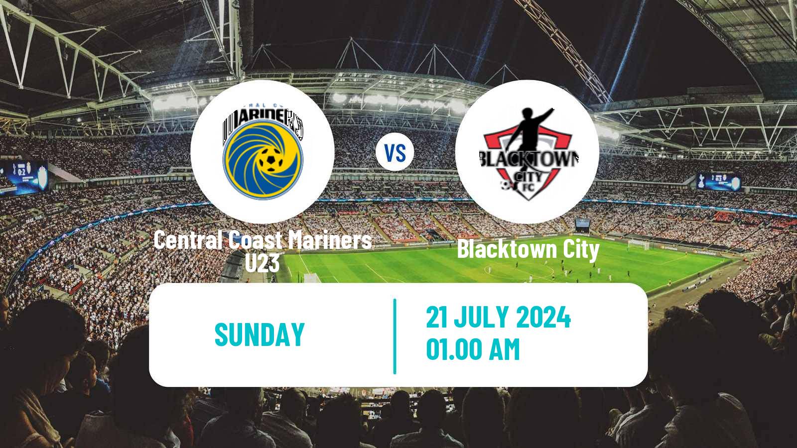 Soccer Australian NPL NSW Central Coast Mariners U23 - Blacktown City