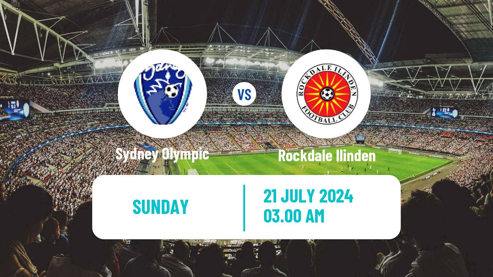 Soccer Australian NPL NSW Sydney Olympic - Rockdale Ilinden