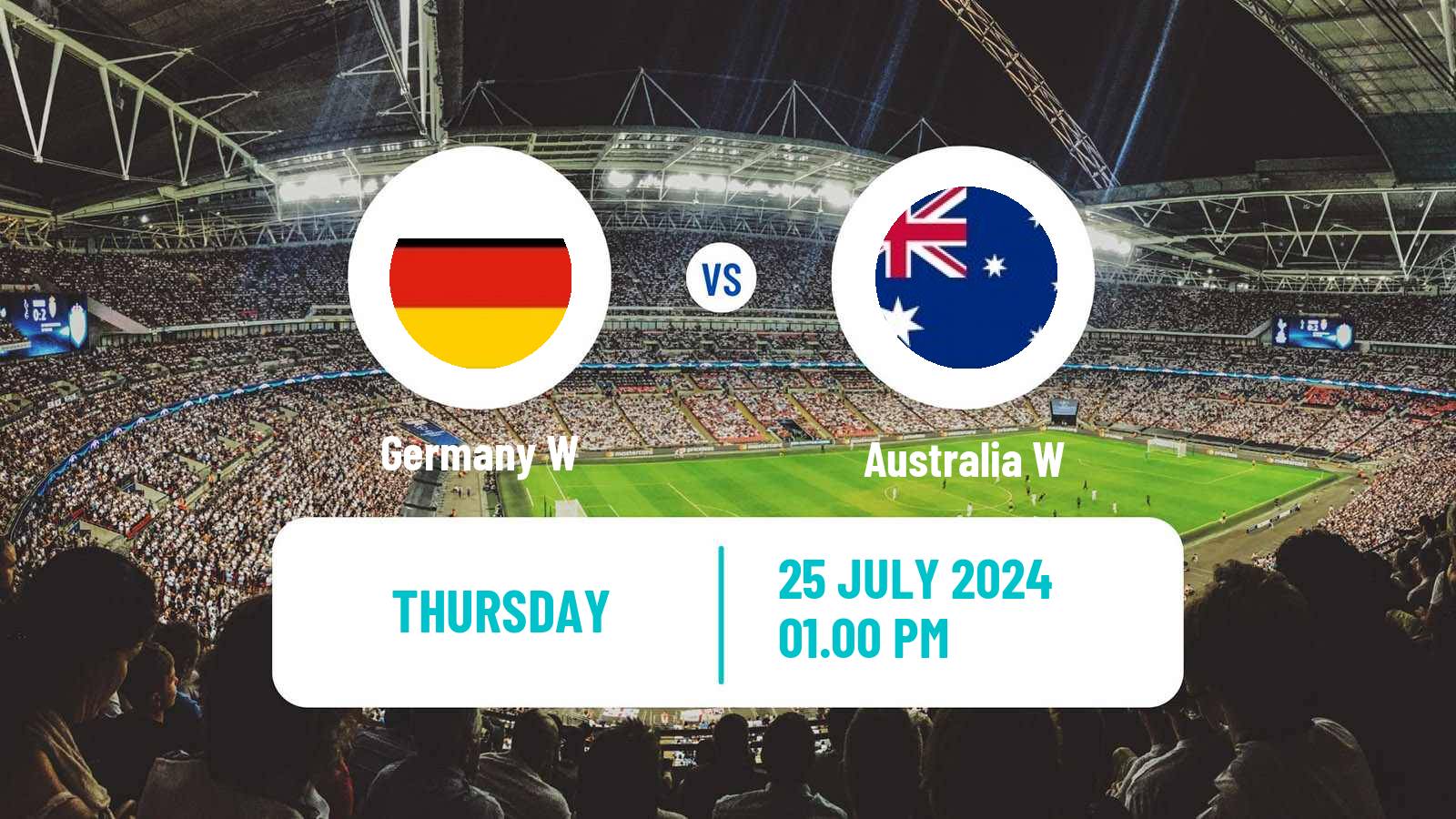 Soccer Olympic Games - Football Women Germany W - Australia W