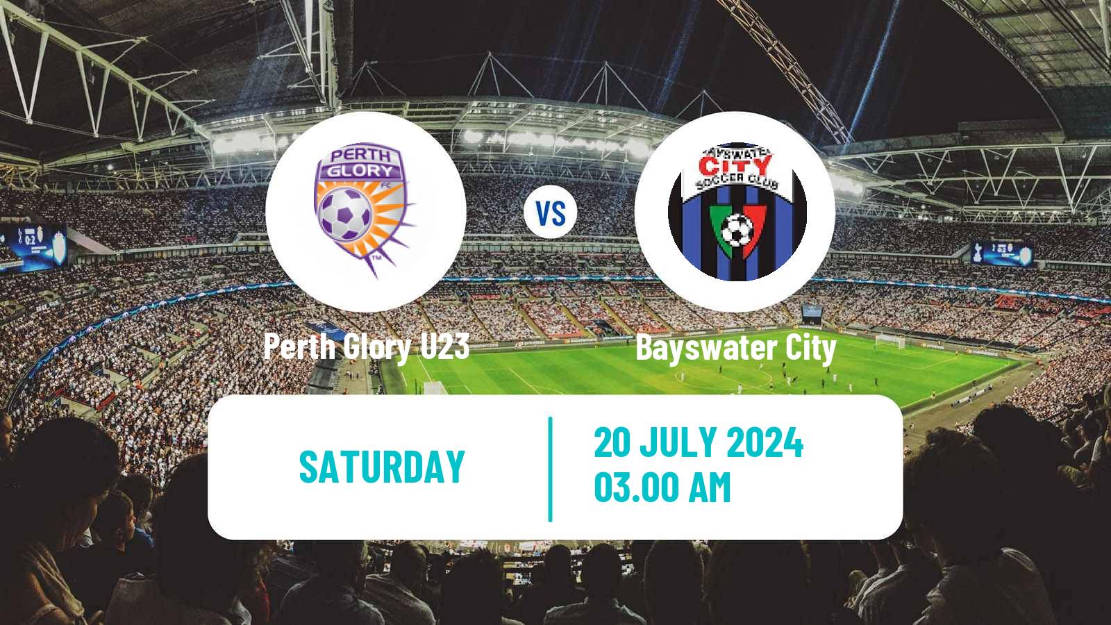 Soccer Australian NPL Western Australia Perth Glory U23 - Bayswater City