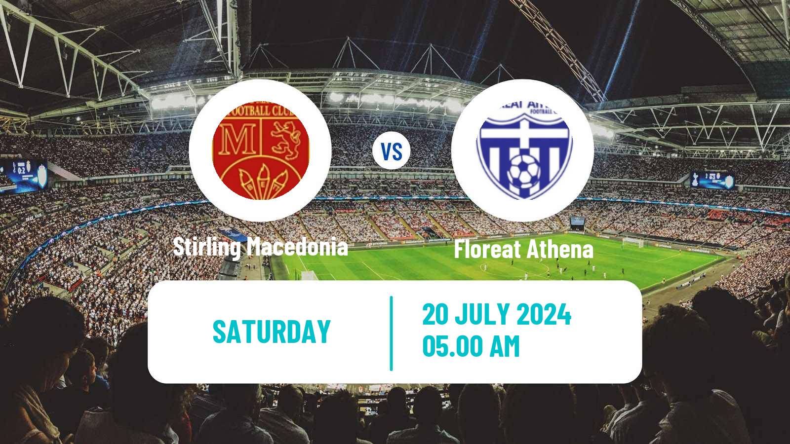 Soccer Australian NPL Western Australia Stirling Macedonia - Floreat Athena