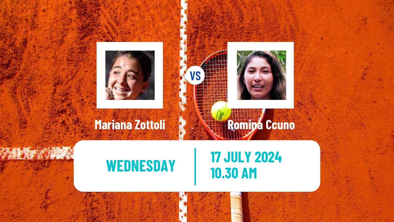 Tennis ITF W15 Lujan 2 Women Mariana Zottoli - Romina Ccuno