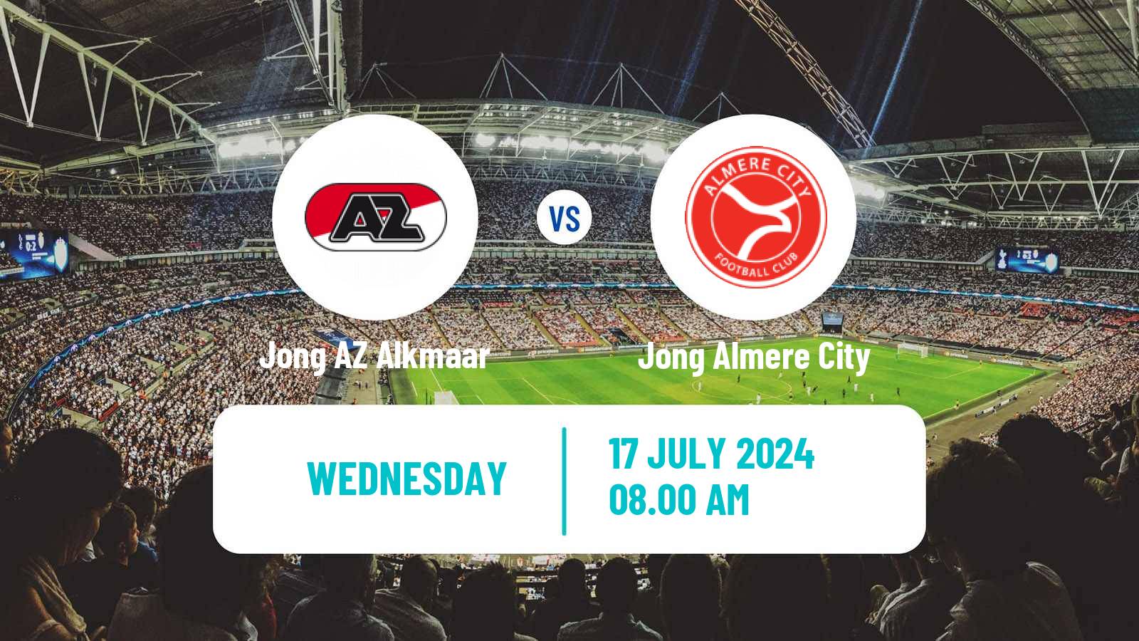 Soccer Club Friendly Jong AZ Alkmaar - Jong Almere City