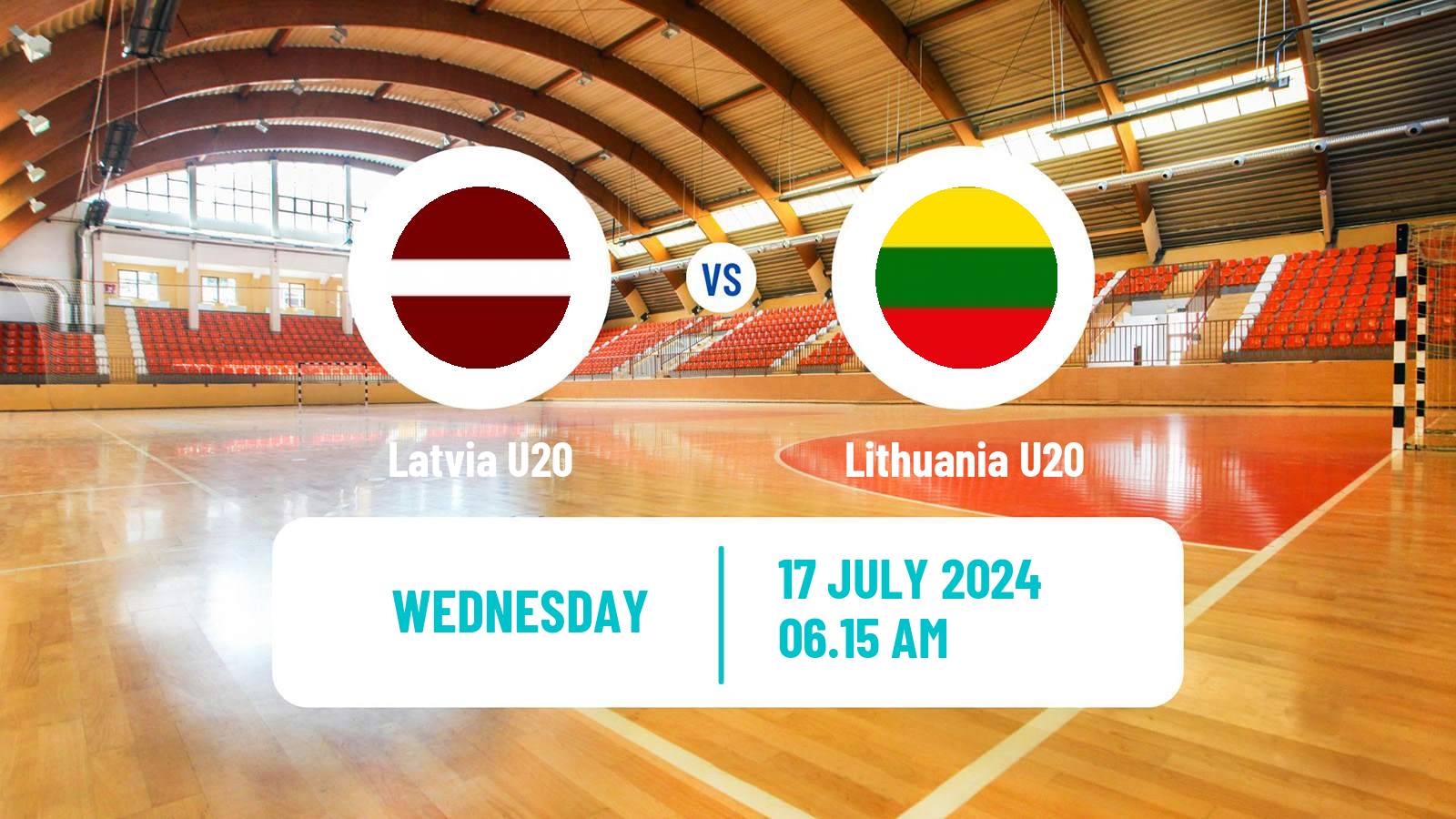 Handball European Championship U20 B Handball Latvia U20 - Lithuania U20