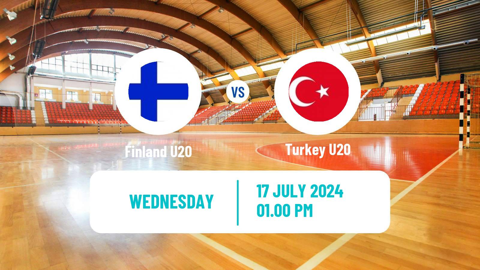 Handball European Championship U20 B Handball Finland U20 - Turkey U20