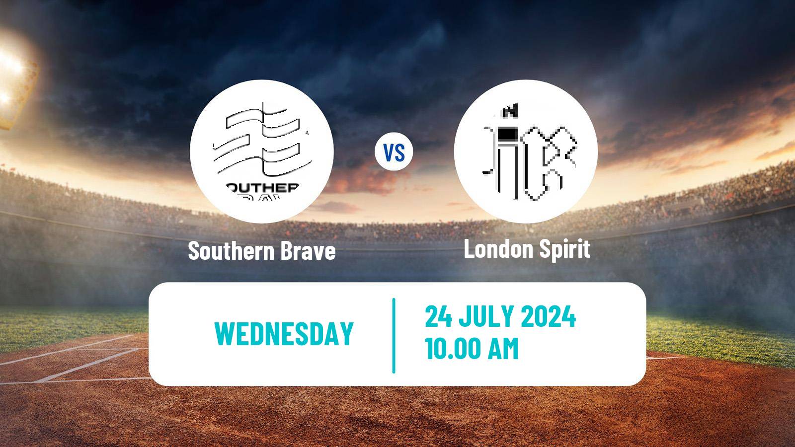 Cricket United Kingdom The Hundred Cricket Women Southern Brave - London Spirit