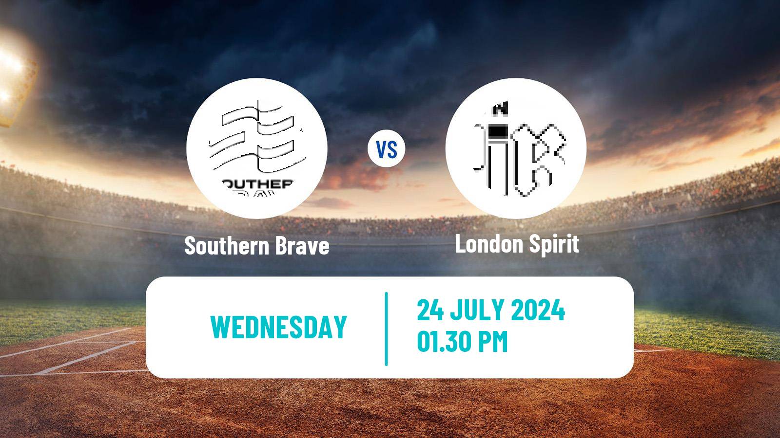 Cricket United Kingdom The Hundred Cricket Southern Brave - London Spirit