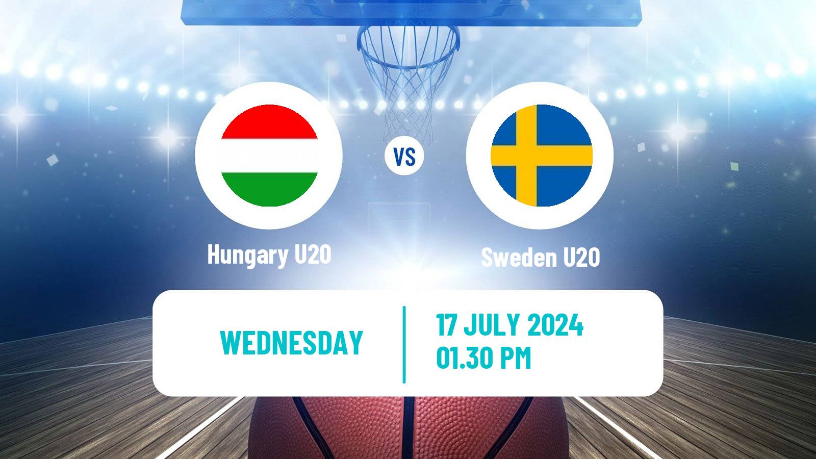 Basketball EuroBasket U20 B Hungary U20 - Sweden U20