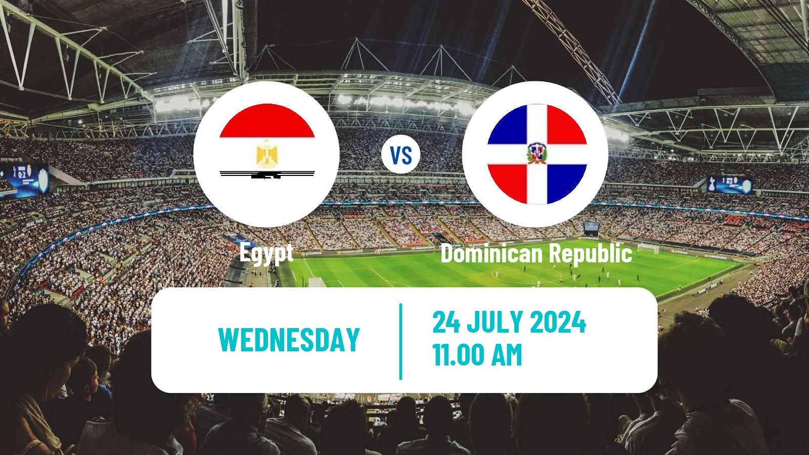 Soccer Olympic Games - Football Egypt - Dominican Republic