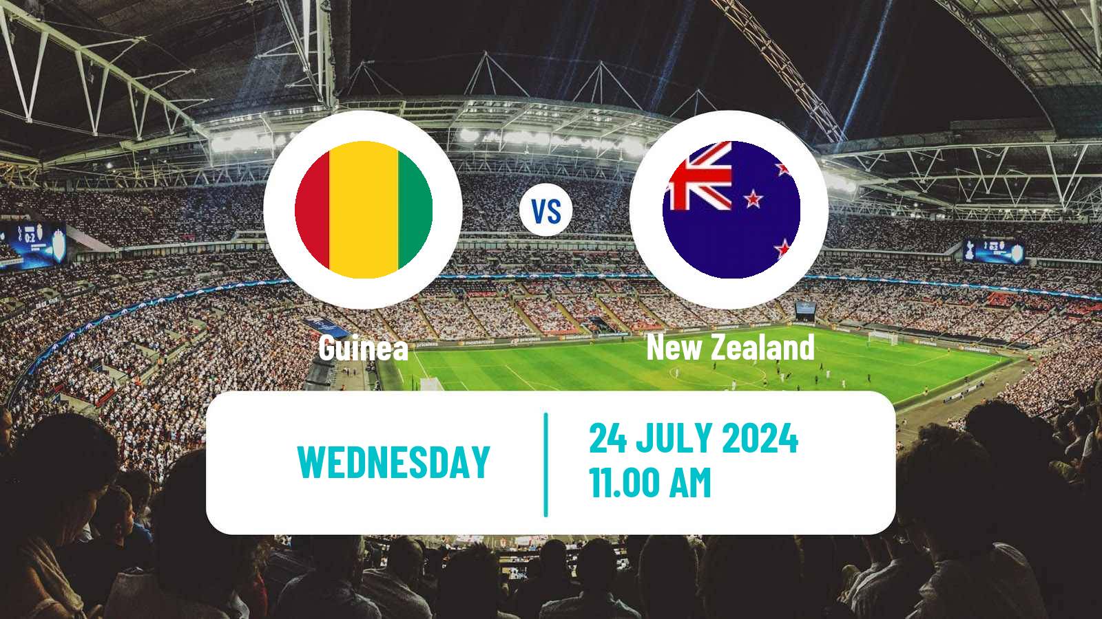 Soccer Olympic Games - Football Guinea - New Zealand