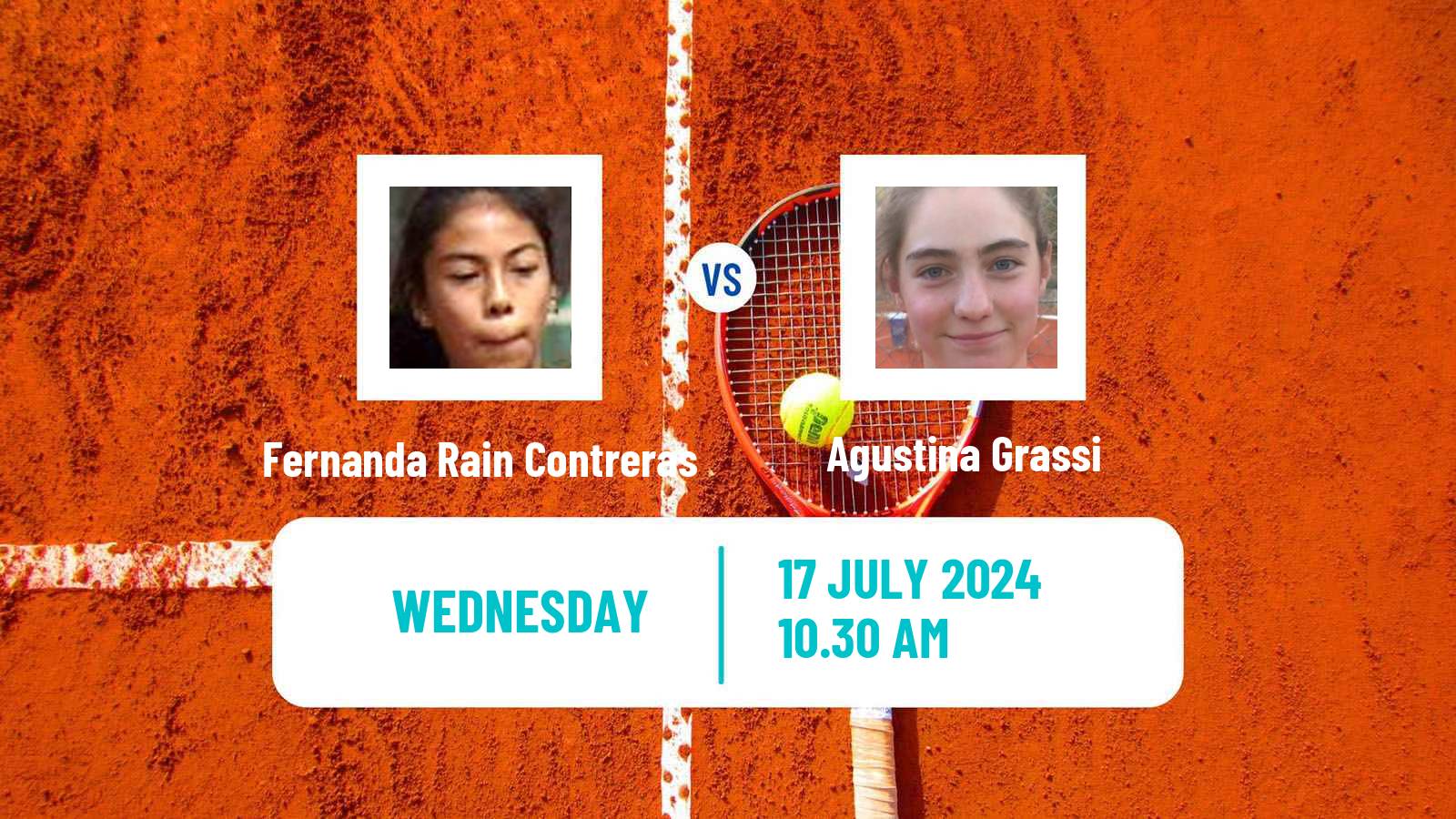 Tennis ITF W15 Lujan 2 Women Fernanda Rain Contreras - Agustina Grassi