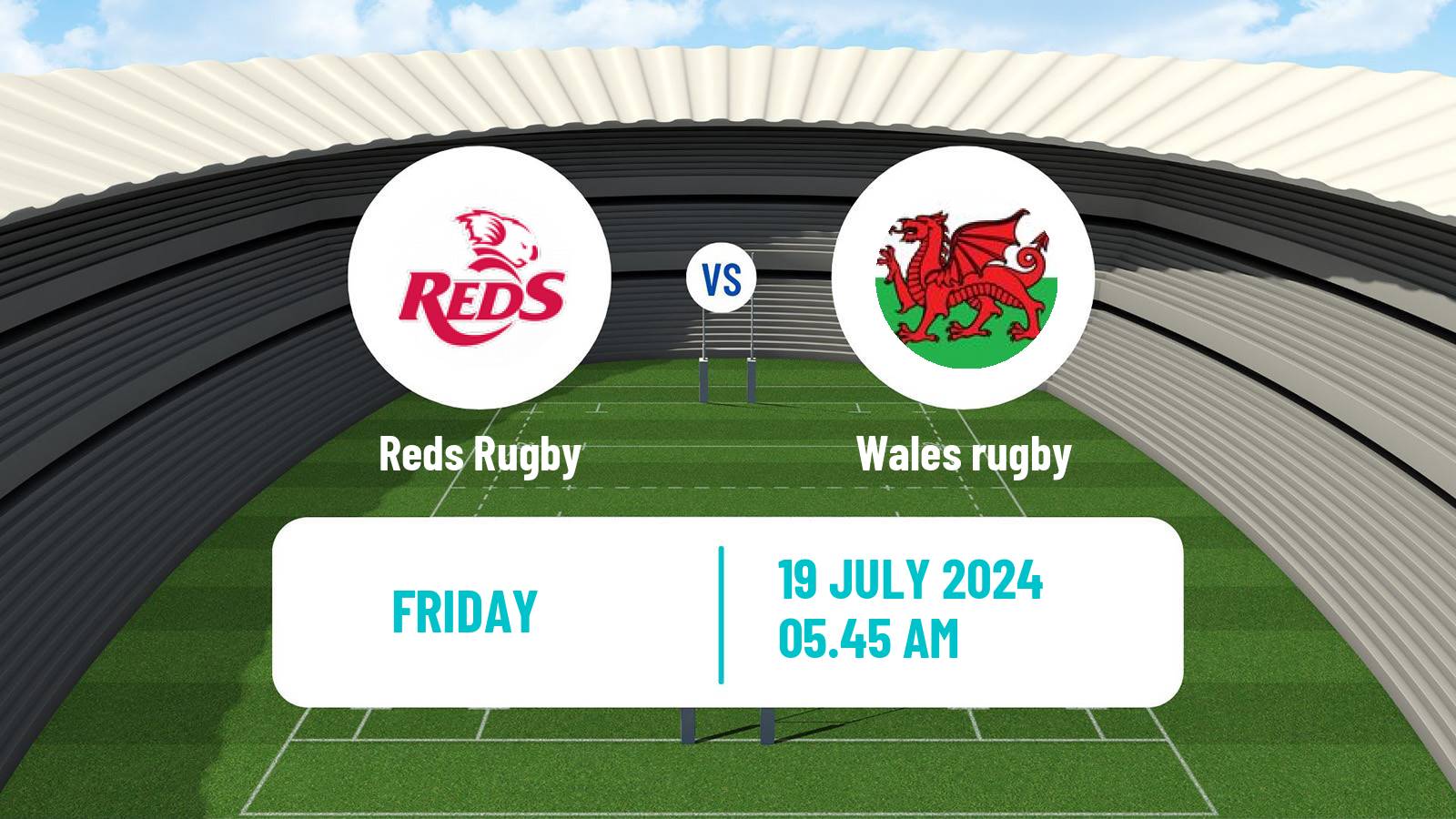 Rugby union Friendly International Rugby Union Reds - Wales