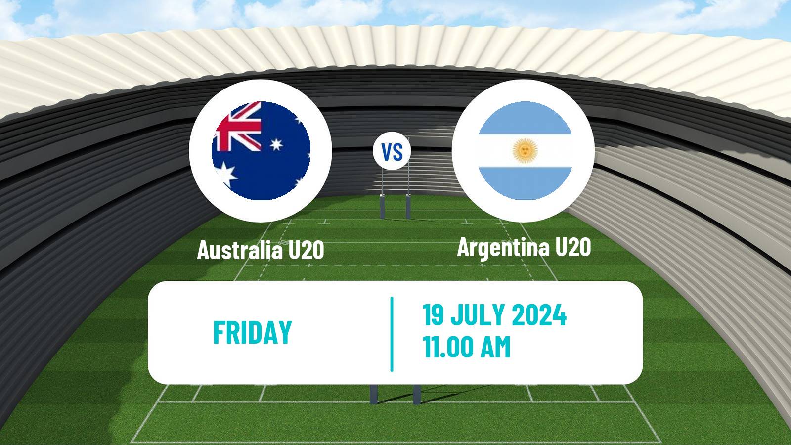 Rugby union World Championship U20 Rugby Union Australia U20 - Argentina U20