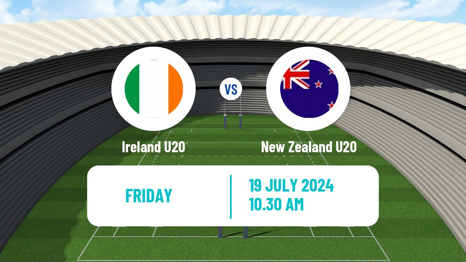 Rugby union World Championship U20 Rugby Union Ireland U20 - New Zealand U20