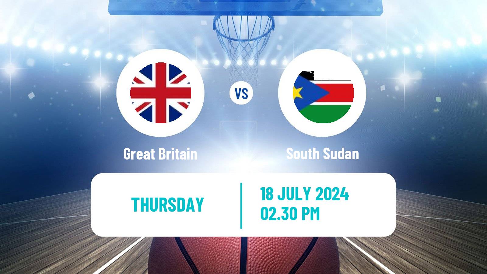 Basketball Friendly International Basketball Great Britain - South Sudan