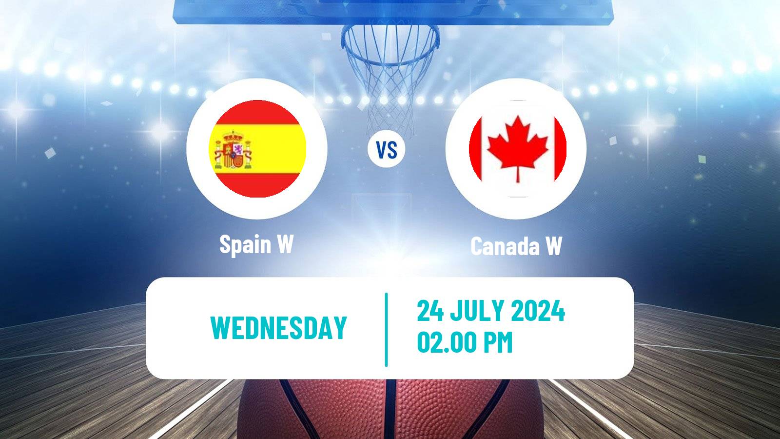 Basketball Friendly International Basketball Women Spain W - Canada W