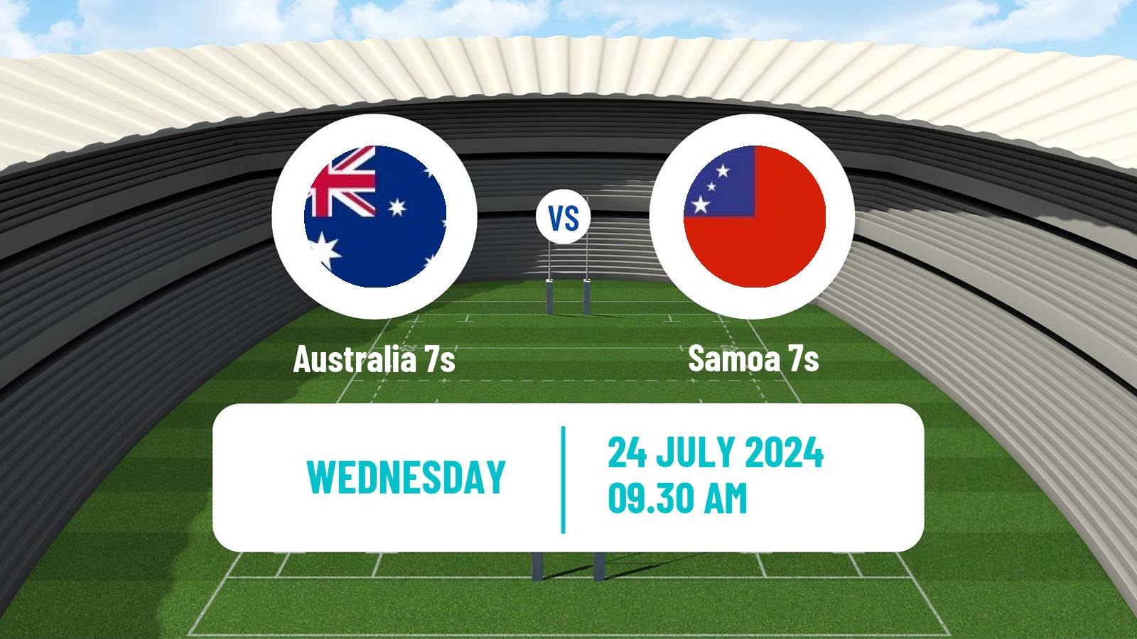 Rugby union Olympic Games 7s Rugby Australia 7s - Samoa 7s