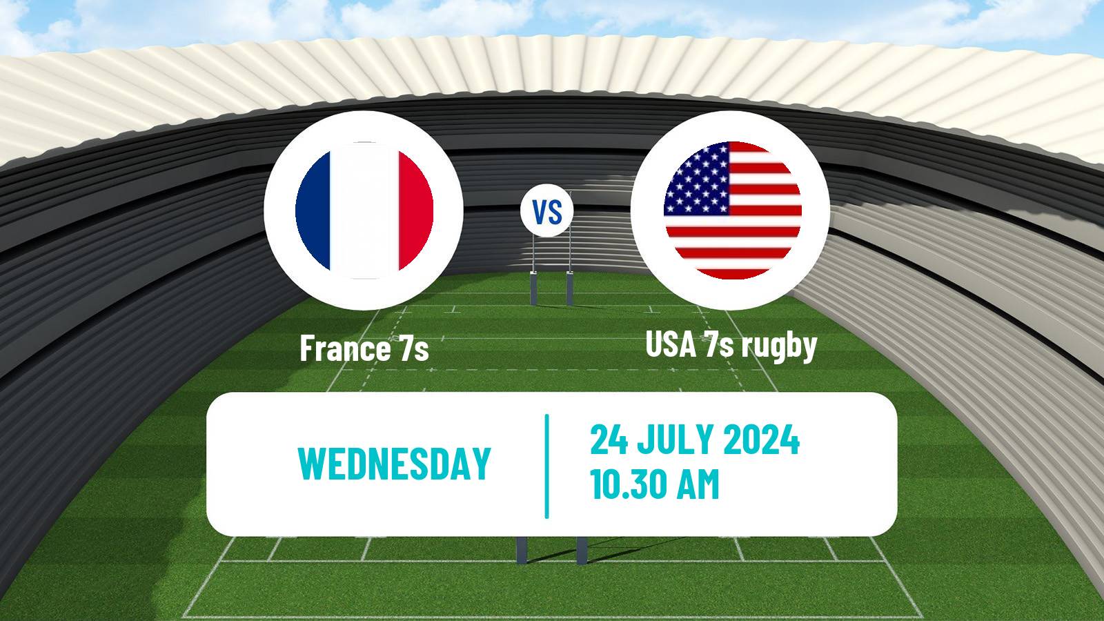 Rugby union Olympic Games 7s Rugby France 7s - USA 7s