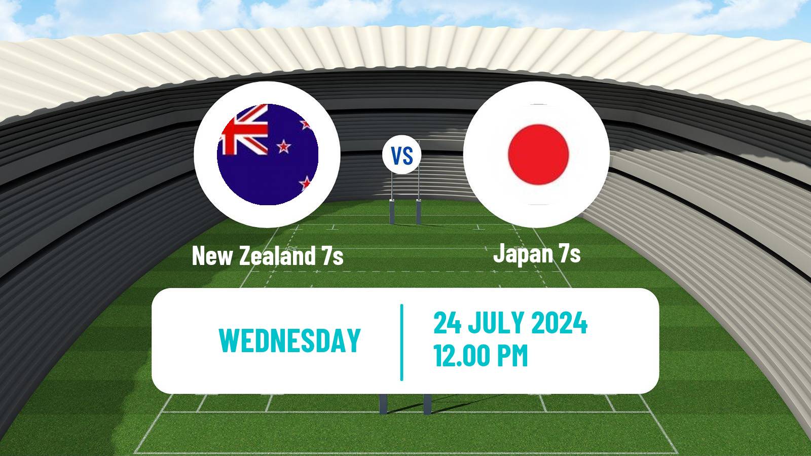 Rugby union Olympic Games 7s Rugby New Zealand 7s - Japan 7s