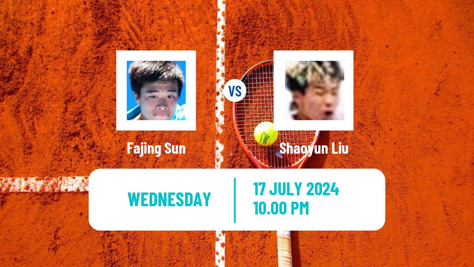 Tennis ITF M25 Tianjin 2 Men Fajing Sun - Shaoyun Liu