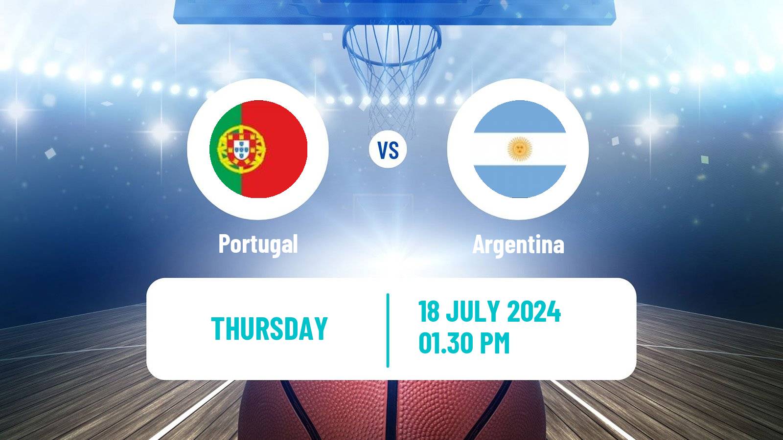 Basketball Friendly International Basketball Portugal - Argentina