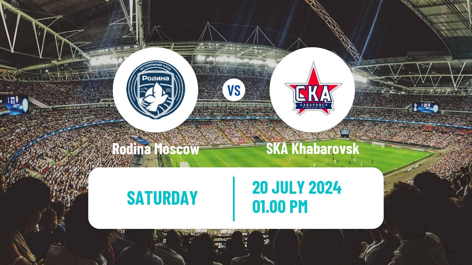 Soccer Russian FNL Rodina Moscow - SKA Khabarovsk