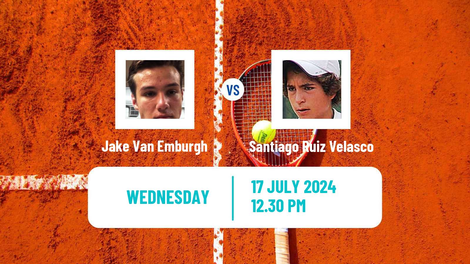 Tennis ITF M15 Huamantla Men Jake Van Emburgh - Santiago Ruiz Velasco