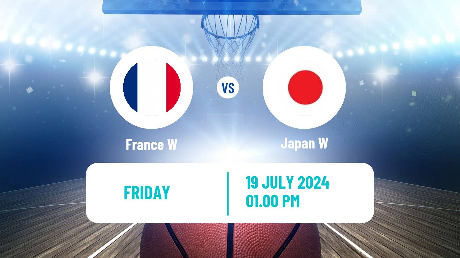 Basketball Friendly International Basketball Women France W - Japan W