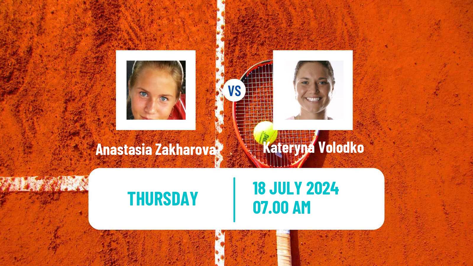 Tennis ITF W75 Porto 2 Women Anastasia Zakharova - Kateryna Volodko