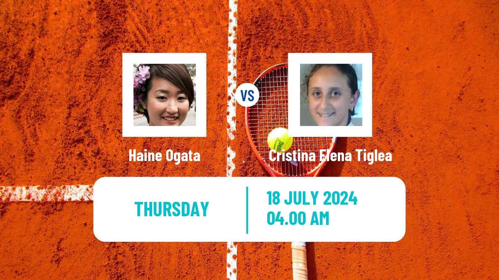 Tennis ITF W15 Monastir 27 Women Haine Ogata - Cristina Elena Tiglea
