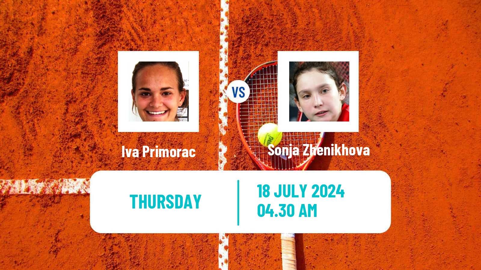 Tennis ITF W15 Krsko Women Iva Primorac - Sonja Zhenikhova