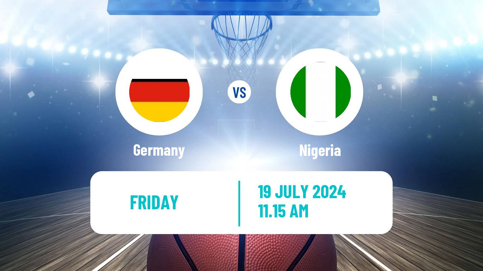 Basketball Friendly International Basketball Germany - Nigeria