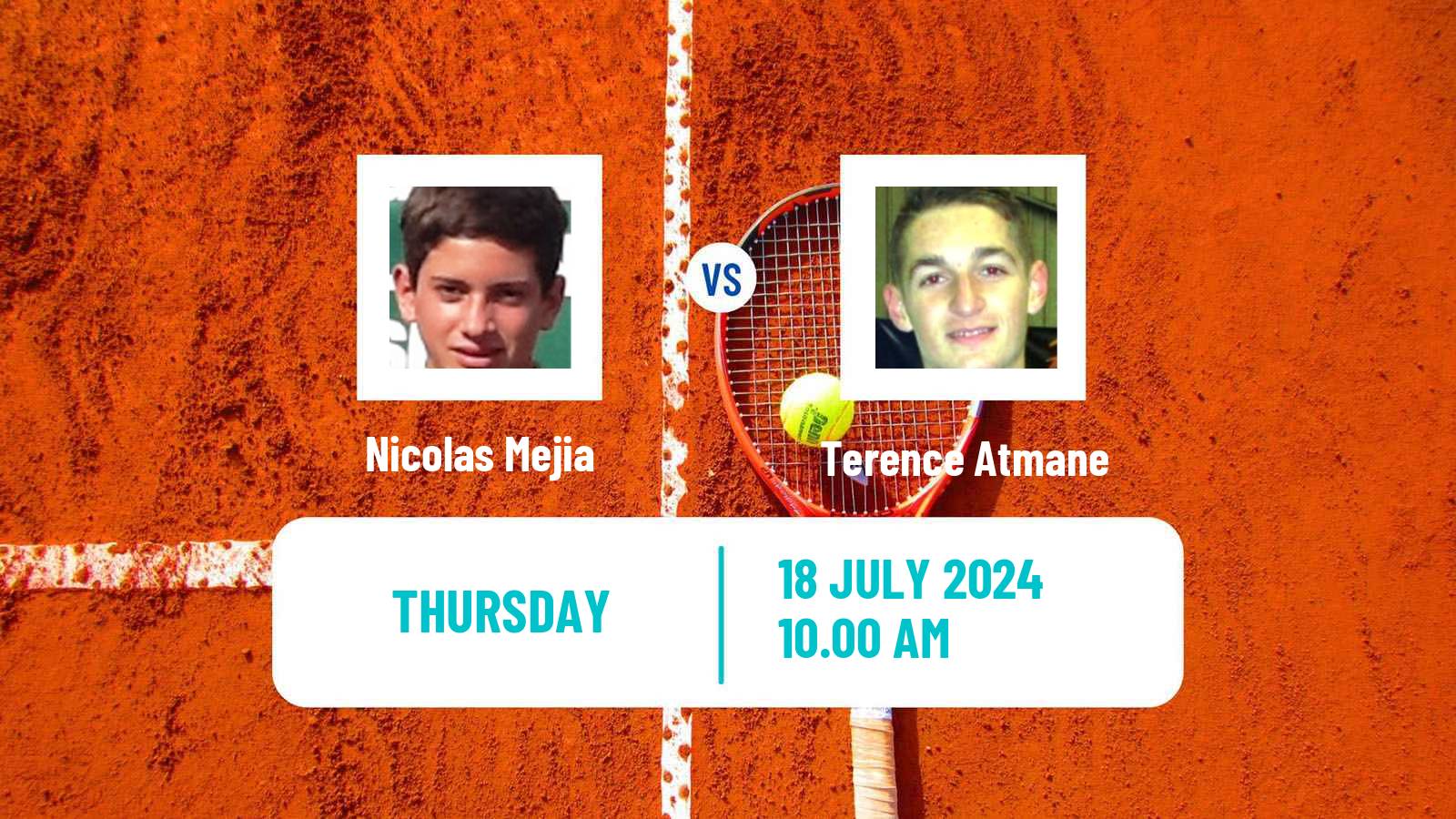 Tennis Granby Challenger Men Nicolas Mejia - Terence Atmane