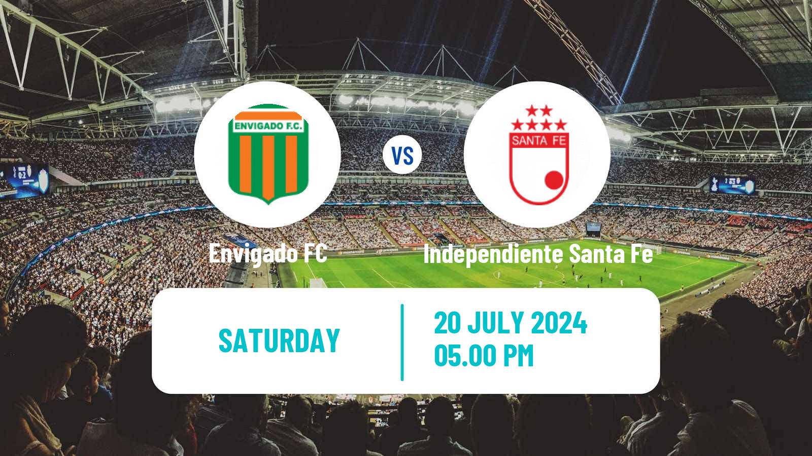 Soccer Colombian Primera A Envigado - Independiente Santa Fe