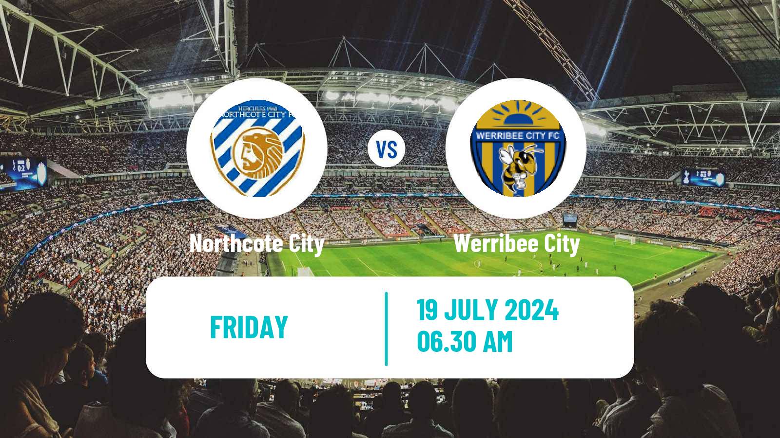 Soccer Australian Victoria Premier League Northcote City - Werribee City