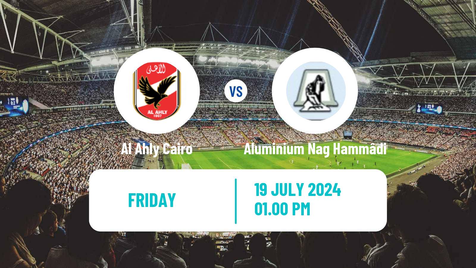 Soccer Egyptian Cup Al Ahly Cairo - Aluminium Nag Hammâdi