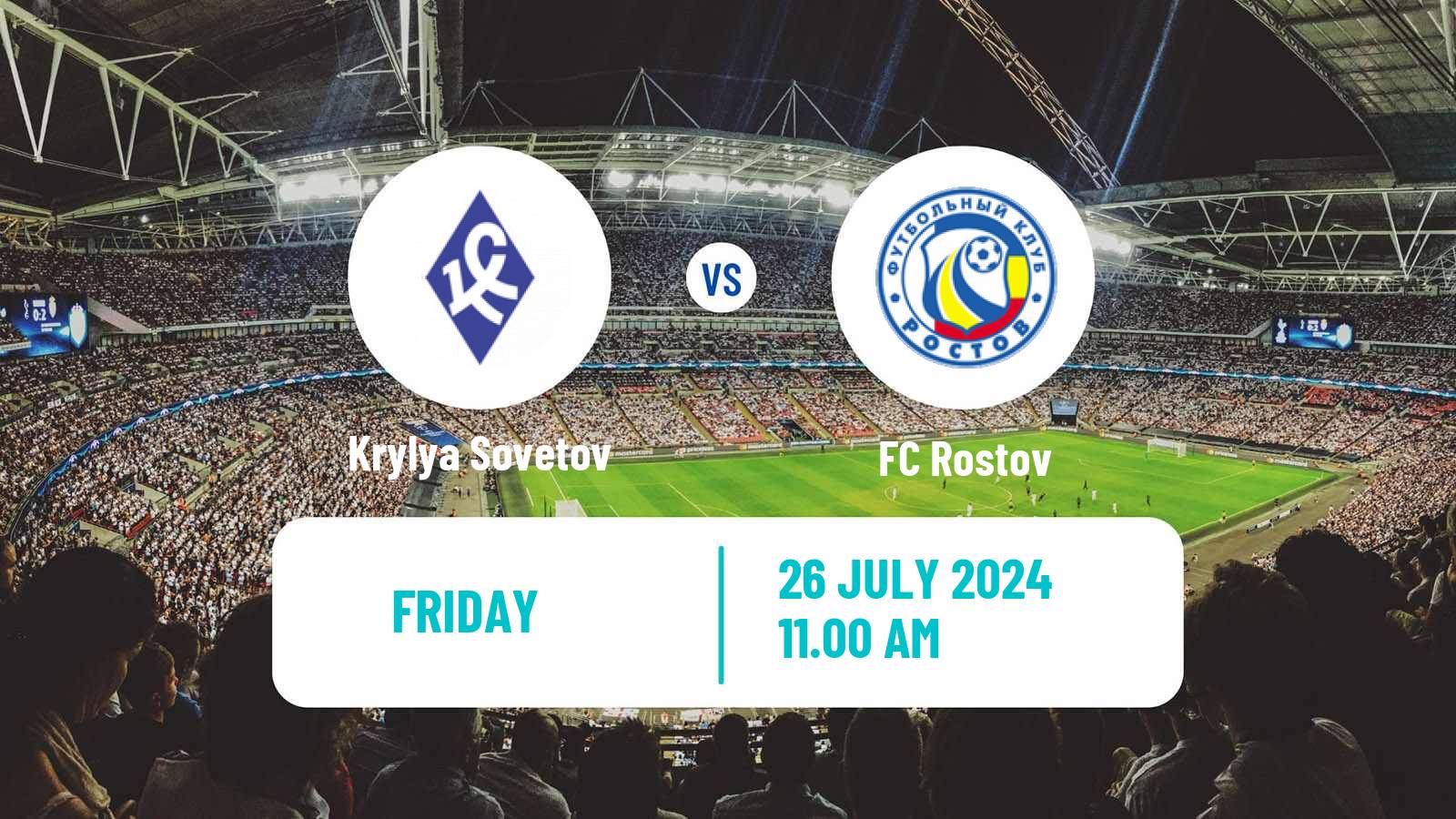 Soccer Russian Premier League Krylya Sovetov - Rostov