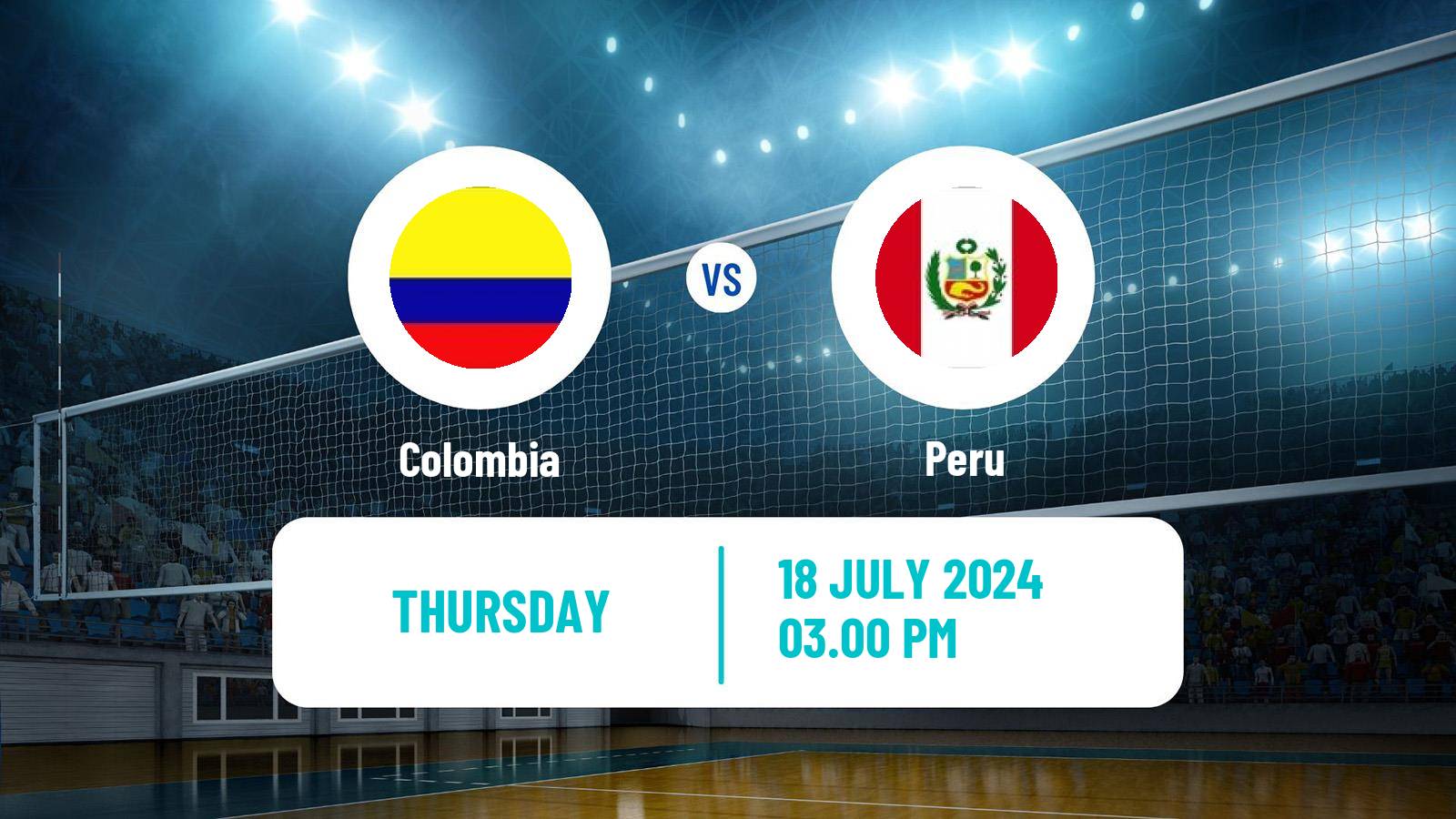 Volleyball Pan-American Cup Volleyball Colombia - Peru