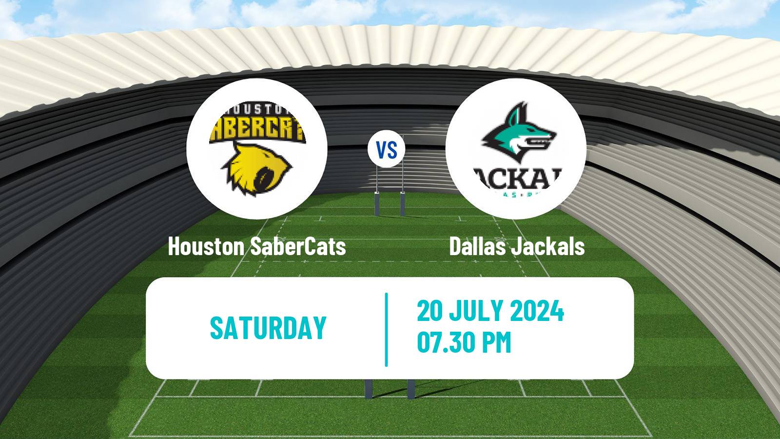 Rugby union USA Major League Rugby Houston SaberCats - Dallas Jackals