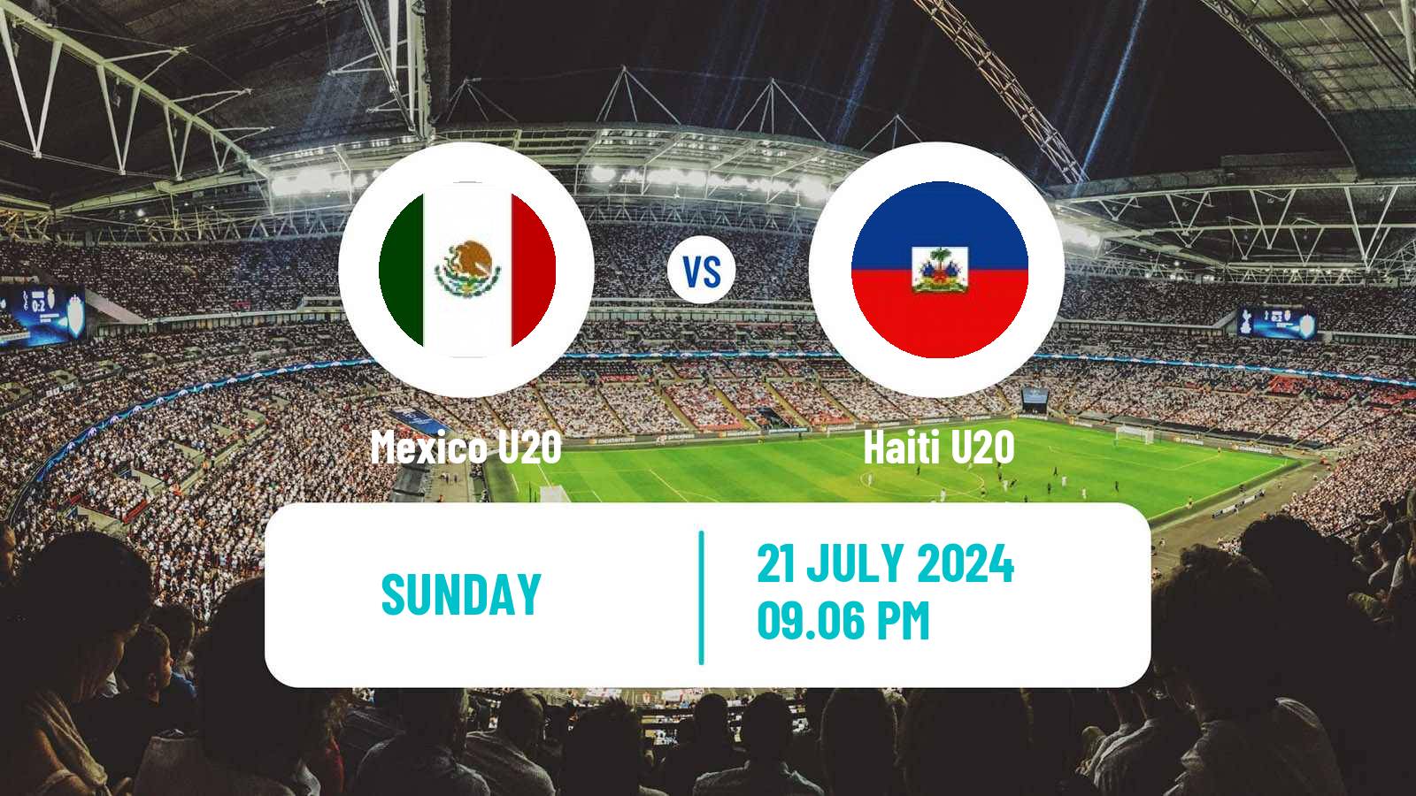 Soccer CONCACAF Championship U20 Mexico U20 - Haiti U20