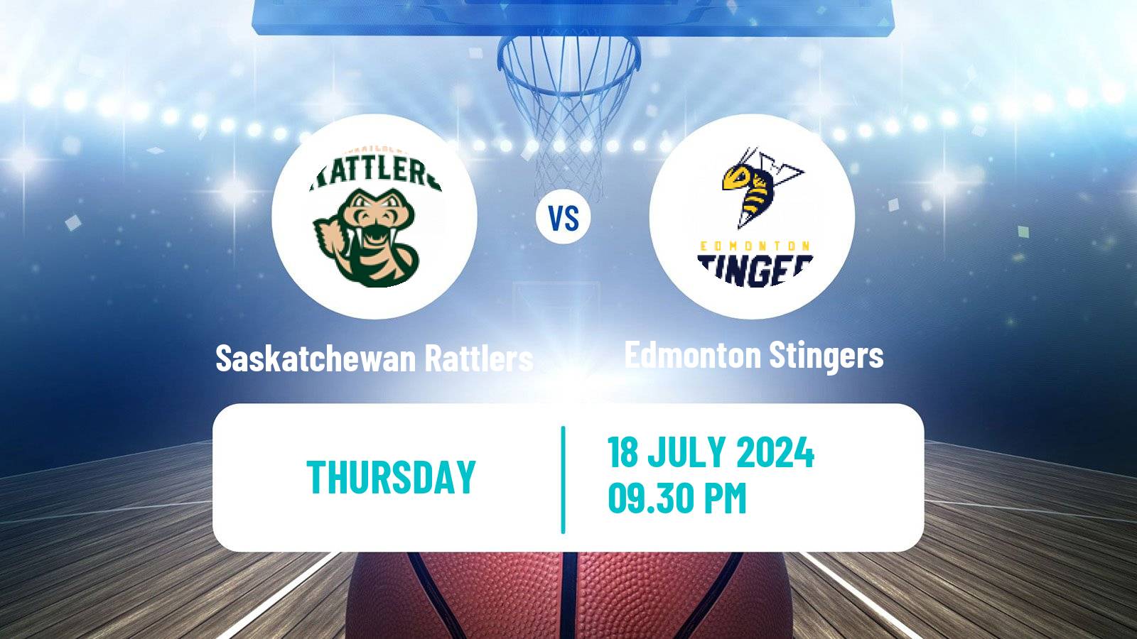 Basketball Canadian CEBL Saskatchewan Rattlers - Edmonton Stingers