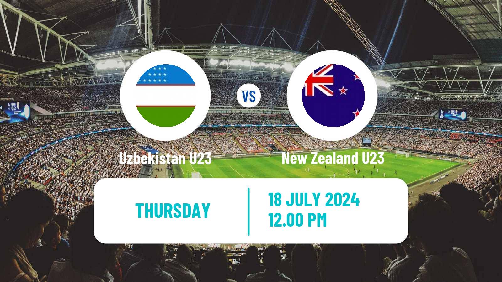 Soccer Friendly Uzbekistan U23 - New Zealand U23