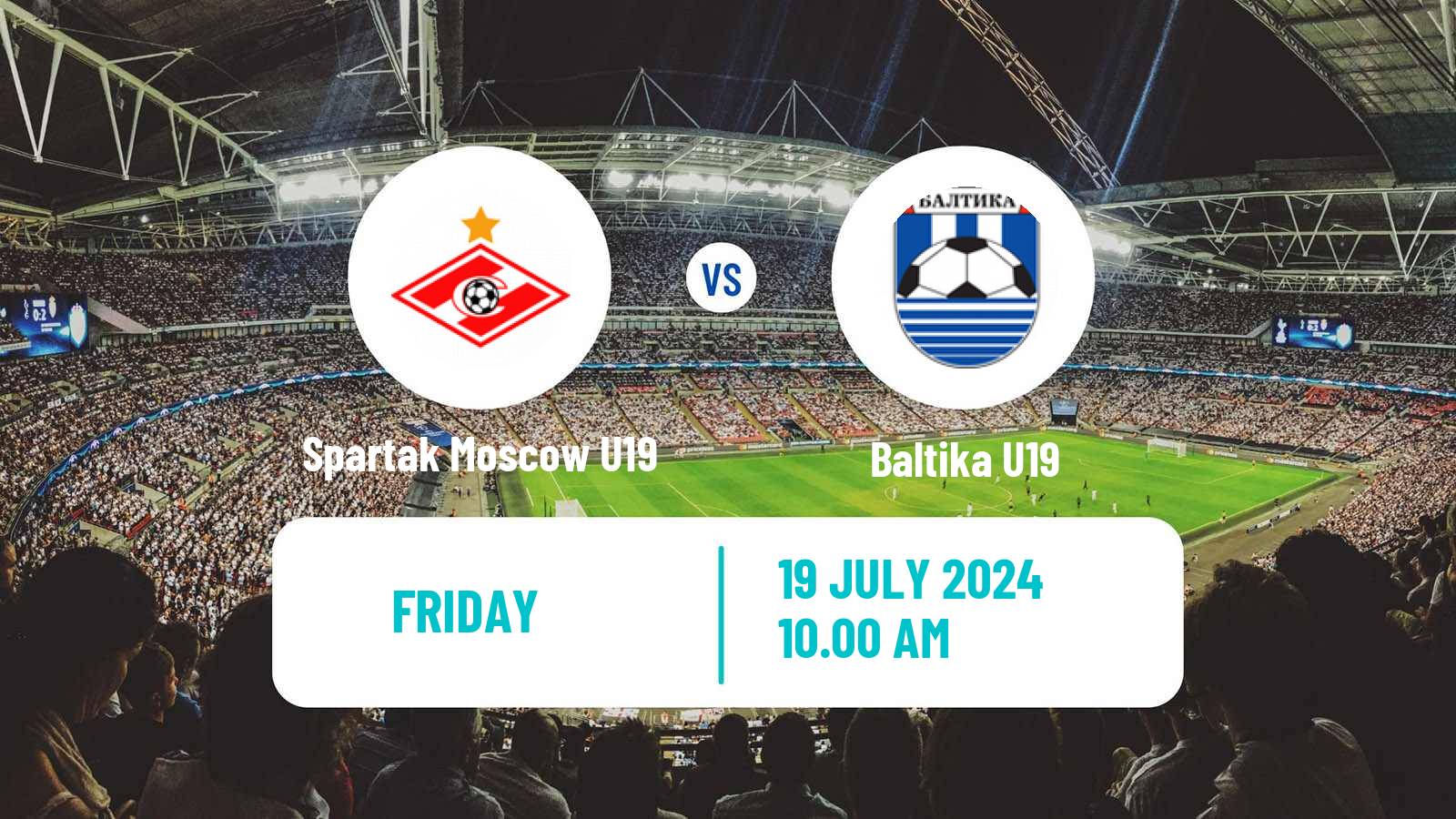 Soccer Russian Youth League Spartak Moscow U19 - Baltika U19