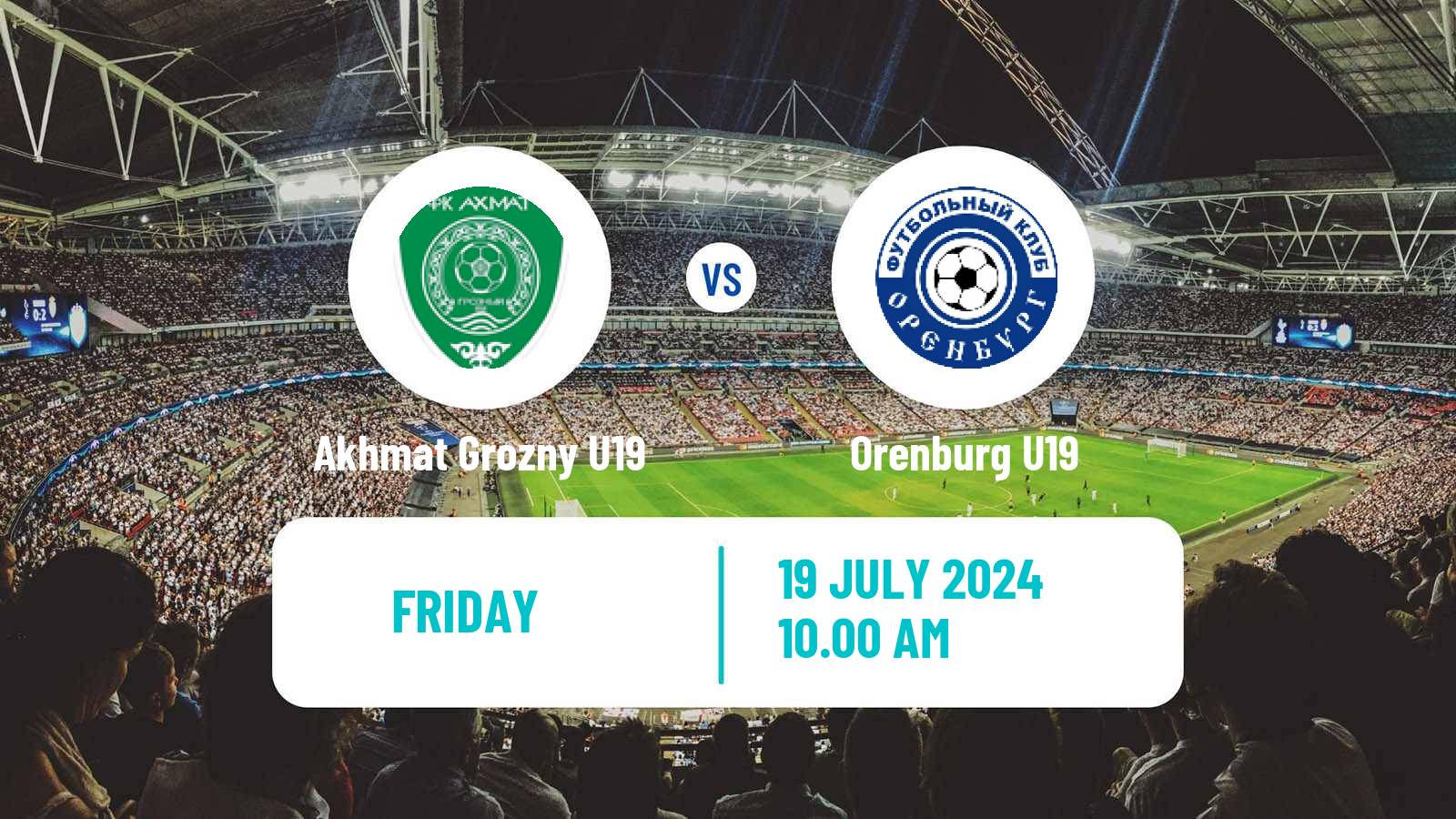 Soccer Russian Youth League Akhmat Grozny U19 - Orenburg U19