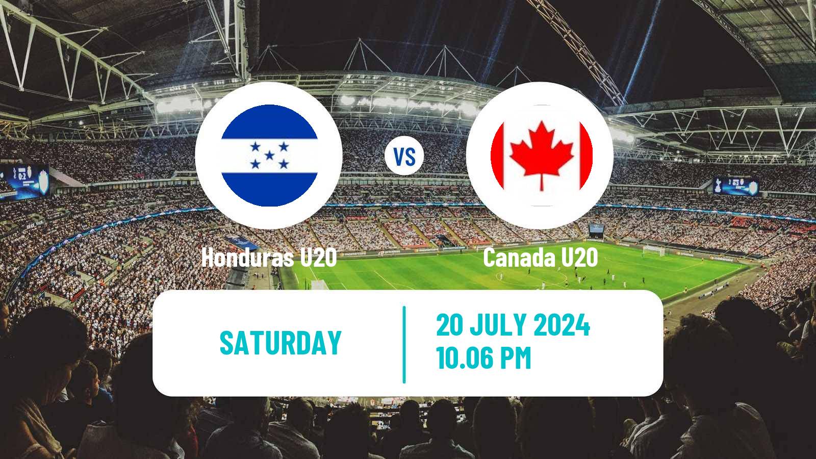 Soccer CONCACAF Championship U20 Honduras U20 - Canada U20